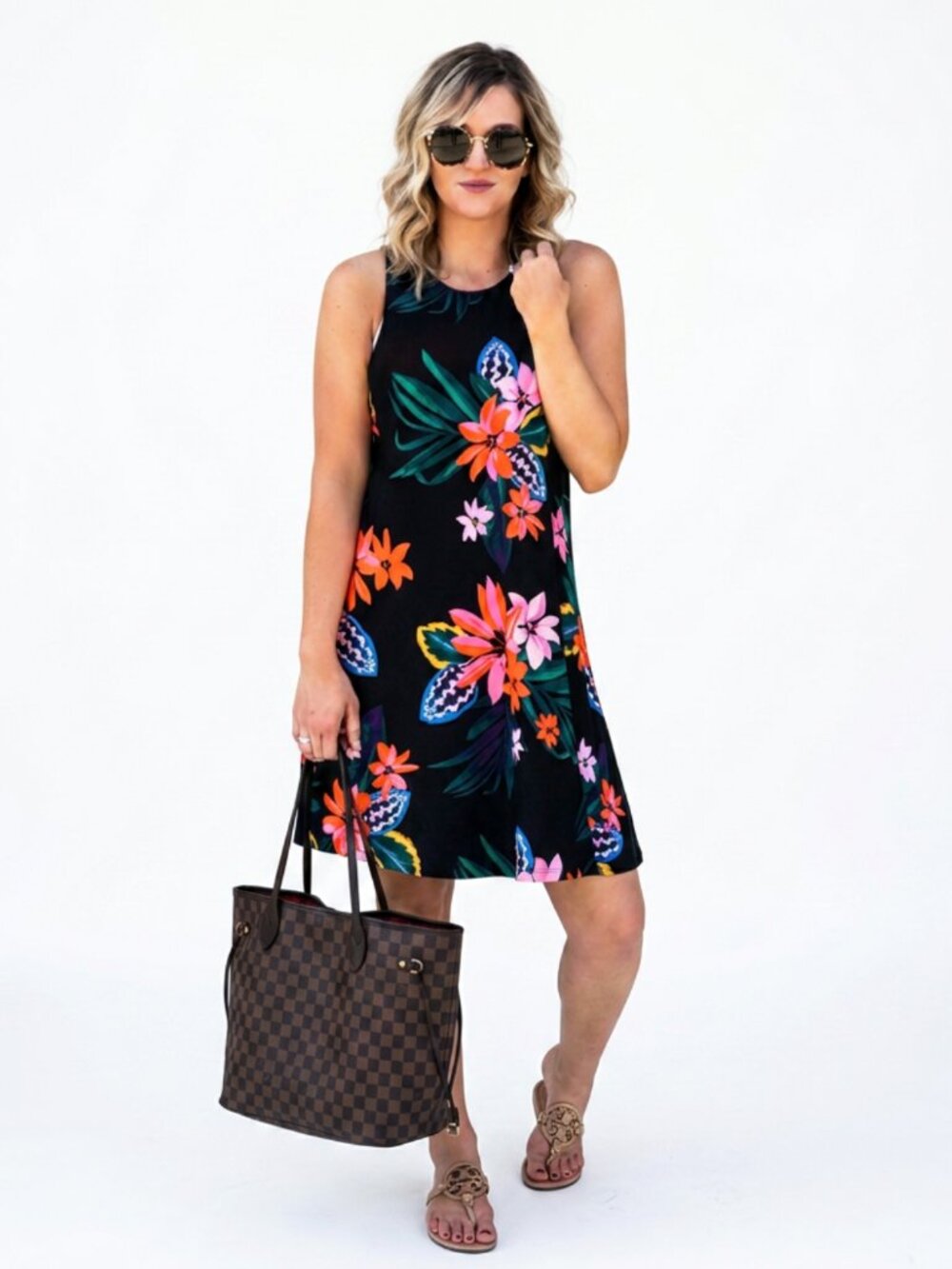 Old Navy Jersey-Knit Sleeveless Swing Dress